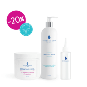 Kit for sensitive and slightly oily scalp