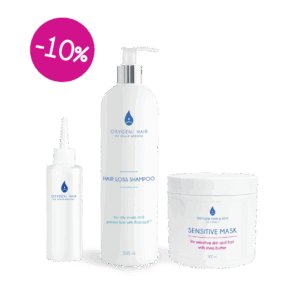 Basic bundle against hair loss and excessively oily scalp